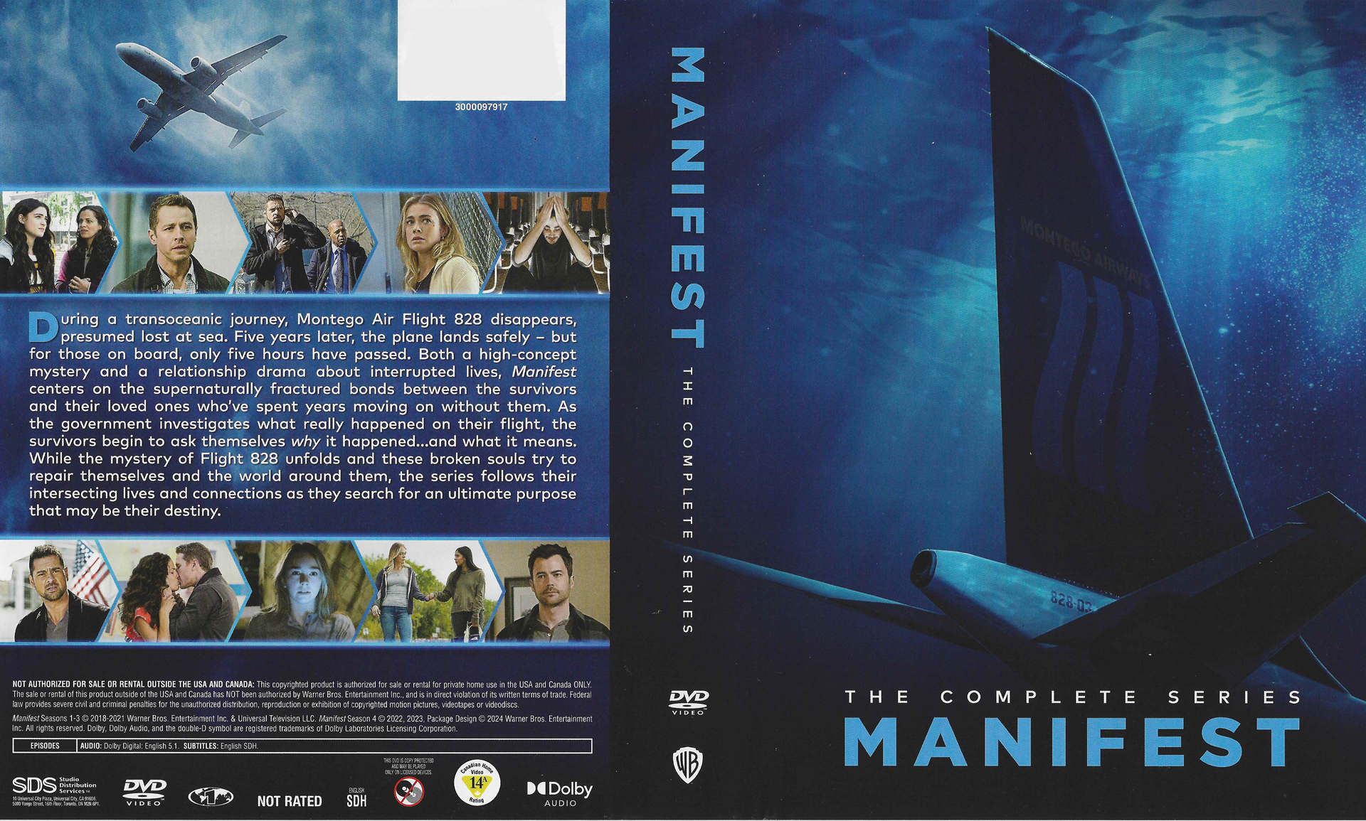 Manifest: The Complete Series DVD